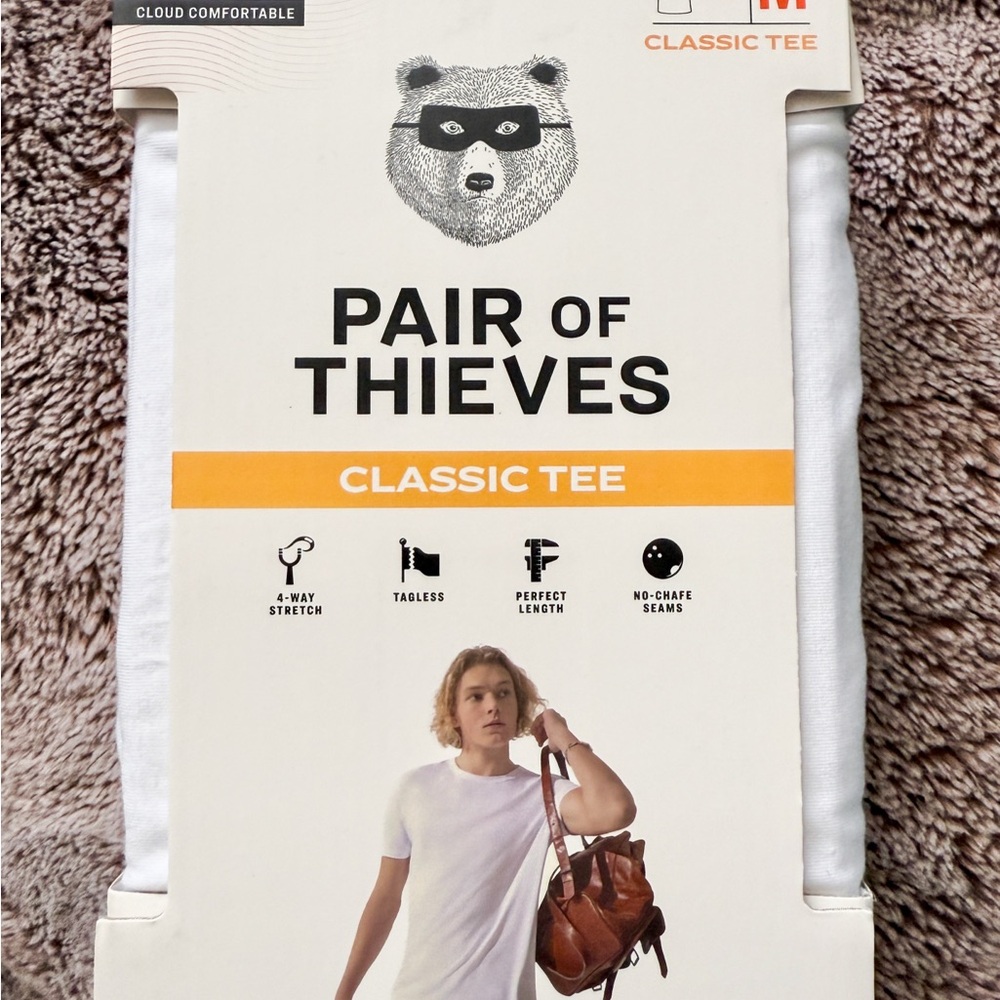 Pair of Thieves Classic Tee 2-Pack – Medium (New)